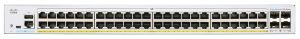Комутатор Cisco CBS250 48xGE, PoE, 4x10G SFP+, Smart