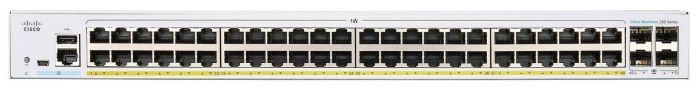 Cisco Switch CBS250 48xGE, PoE, 4x10G SFP+, Smart