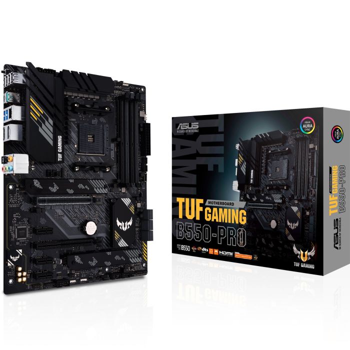 Материнcкая плата ASUS TUF GAMING B550-PRO sAM4 B550 4xDDR4 M.2 HDMI DP ATX