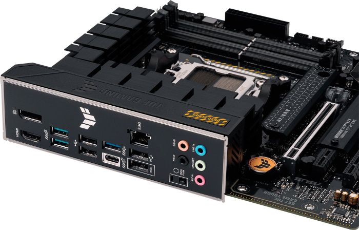 ASUS Motherboard TUF GAMING B650M-PLUS sAM5 B650 4xDDR5 M.2 HDMI DP mATX
