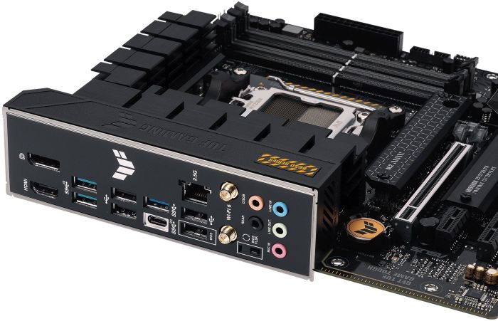 ASUS Motherboard TUF GAMING B650M-PLUS WIFI sAM5 B650 4xDDR5 M.2 HDMI DP WiFi BT mATX