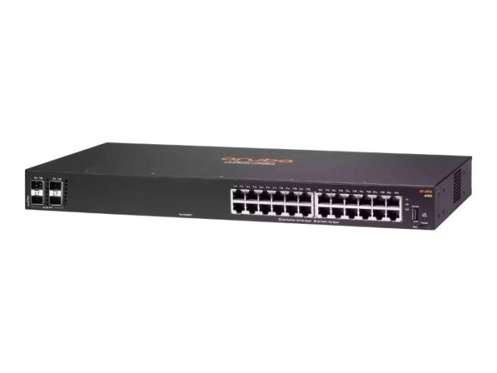 Комутатор HPE Aruba 6100, 24xGE, 4xSFP+ Ports, LT Warranty