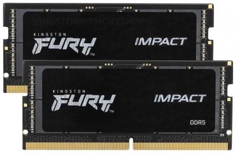 Память ноутбука Kingston DDR5 32GB KIT (16GBx2) 4800 FURY Impact