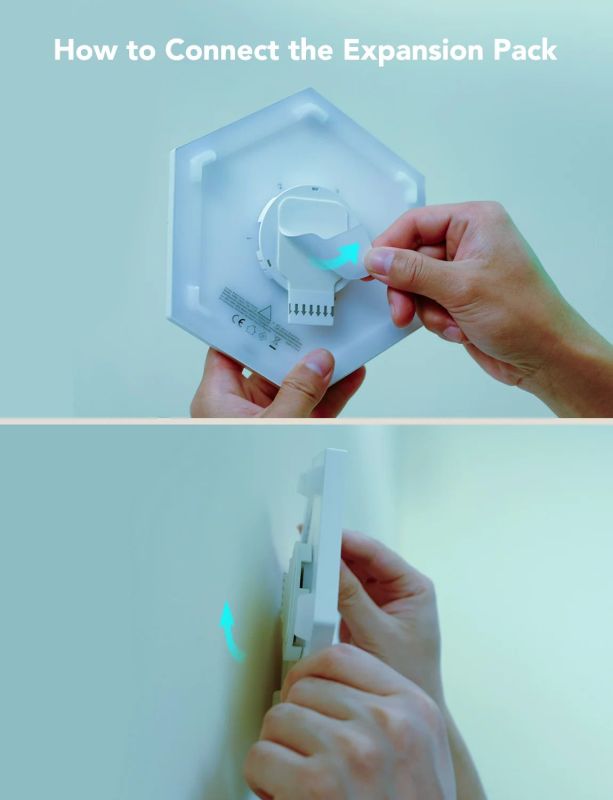 Набор настенных светильников Govee H6061 Glide Hexa Light Panels 10шт RGB Белый