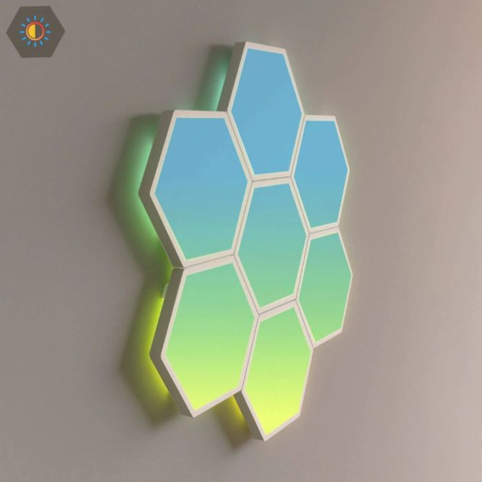 Набор настенных светильников Govee H6061 Glide Hexa Light Panels 10шт RGB Белый