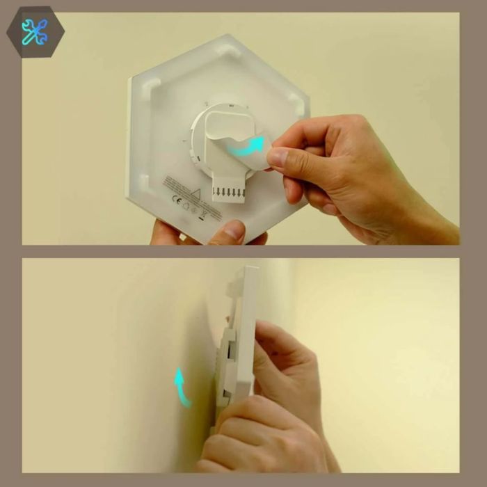 Набор настенных светильников Govee H6061 Glide Hexa Light Panels 10шт RGB Белый