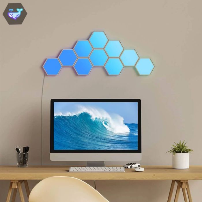 Набор настенных светильников Govee H6061 Glide Hexa Light Panels 10шт RGB Белый