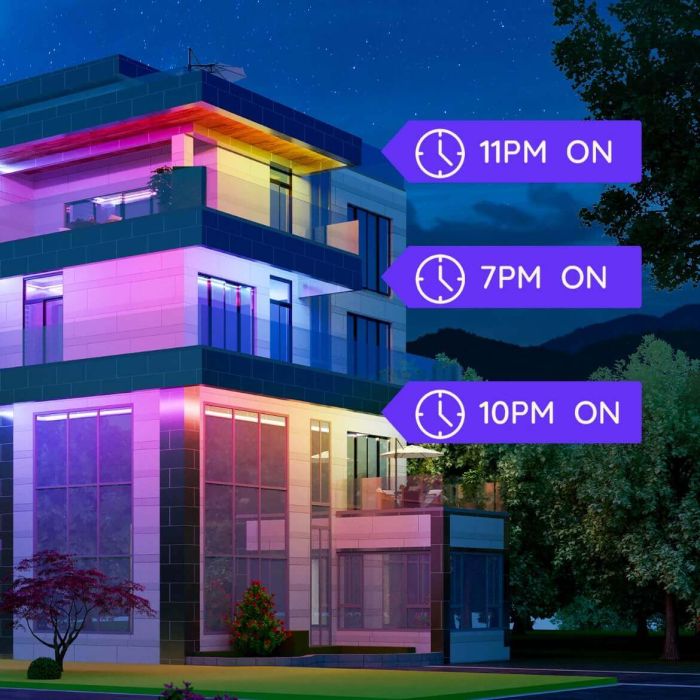 Лента светодиодная умная Govee H6172 Phantasy Outdoor LED RGBIC Strip Lights 10м Белый