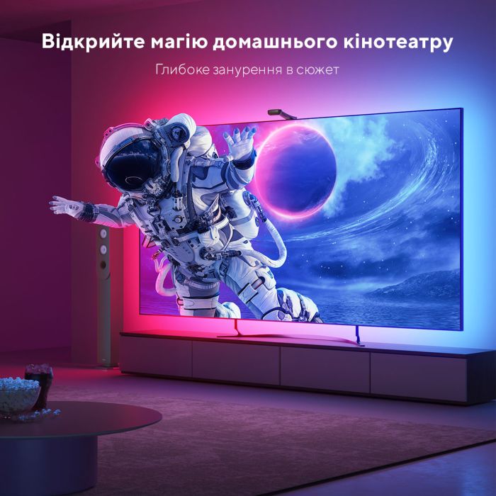 Набор адаптивной подсветки Govee H605C Envisual TV Backlight T2 with Dual Cameras 55-65' RGB Черный