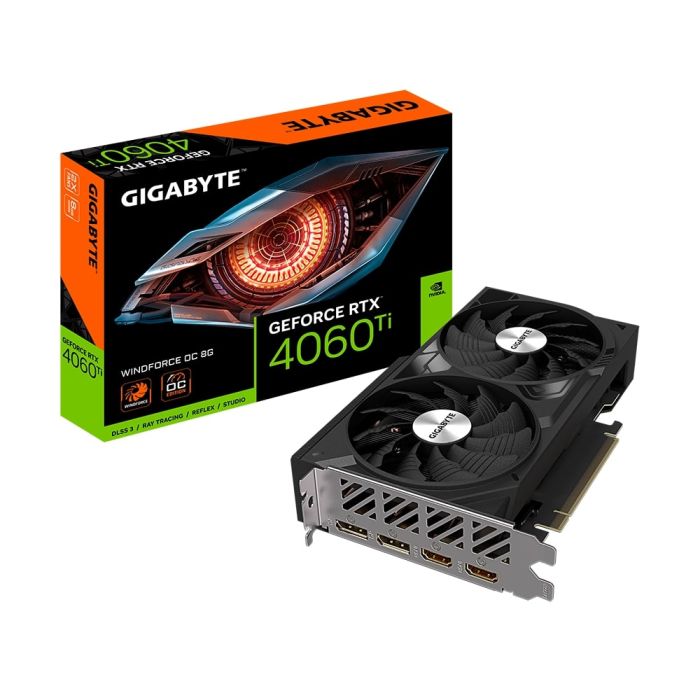 GIGABYTE Graphic Adapter GeForce RTX 4060 Ti 8GB GDDR6 WINDFORCE OC
