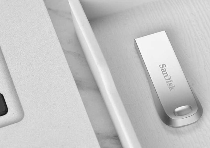 Накопичувач SanDisk  256GB USB 3.1 Type-A Ultra Luxe Срібний