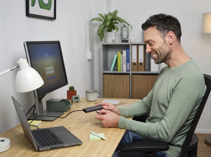 Хаб Trust Halyx 7-IN-1 USB-A > 7xUSB-А 3.2, Алюміній, 0.8м, чорний