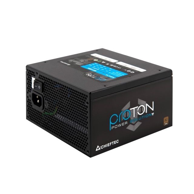 Блок живлення CHIEFTEC Proton  (600W), >85%, 80+ Bronze, 120мм, 1xMB 24pin(20+4), 1xCPU 8pin(4+4), 3xMolex, 6xSATA, 2xPCIe 8pin(6+2)