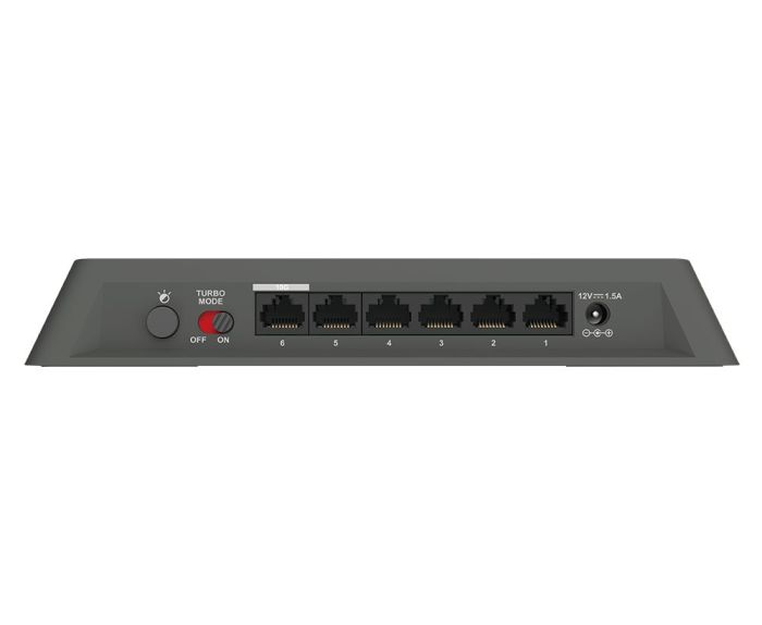 Комутатор   1x10GE, 5x2.5GE, Некерований D-Link DMS-106XT