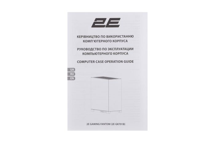 Корпус 2E GAMING Fantom GK701B без БЖ 2xUSB3.0, 1xUSBType-C, 4x120мм ARGB, VGA 400мм, LCS ready, контролер з пультом, TG Side/Front Panel, mATX, чорний
