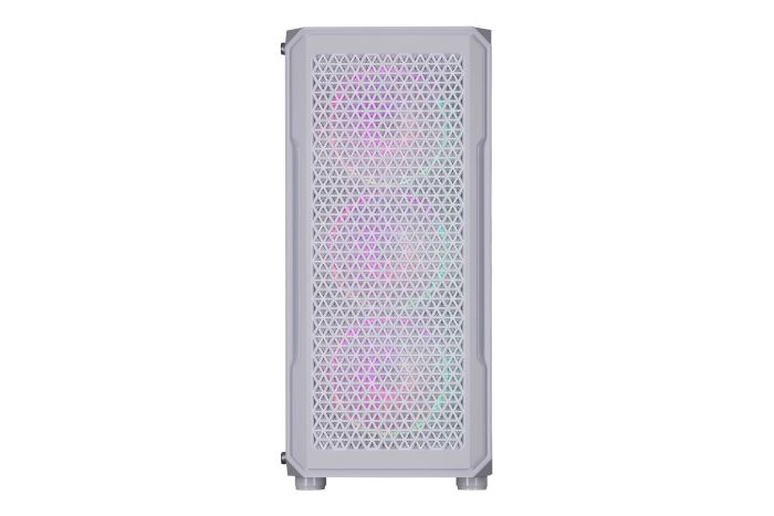 Корпус 2E GAMING Hexagon G338W без БЖ 2xUSB3.0, 1xUSBType-C, 3x120мм ARGB, 1x120мм, VGA 330мм, LCS ready, HUB, TG Side Panel, ATX, білий
