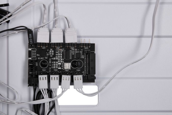 Корпус 2E GAMING Hexagon G338W без БЖ 2xUSB3.0, 1xUSBType-C, 3x120мм ARGB, 1x120мм, VGA 330мм, LCS ready, HUB, TG Side Panel, ATX, білий