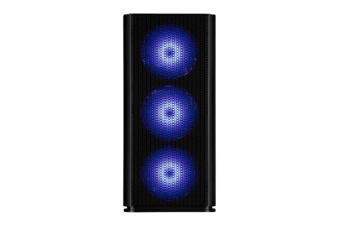 Корпус 2E GAMING Vertex GI01B без БЖ 2xUSB3.0, 1xUSBType-C, 3x140мм ARGB, 1x120мм ARGB, VGA 380мм, LCS ready, контролер з пультом, TG Side Panel, EATX, чорний