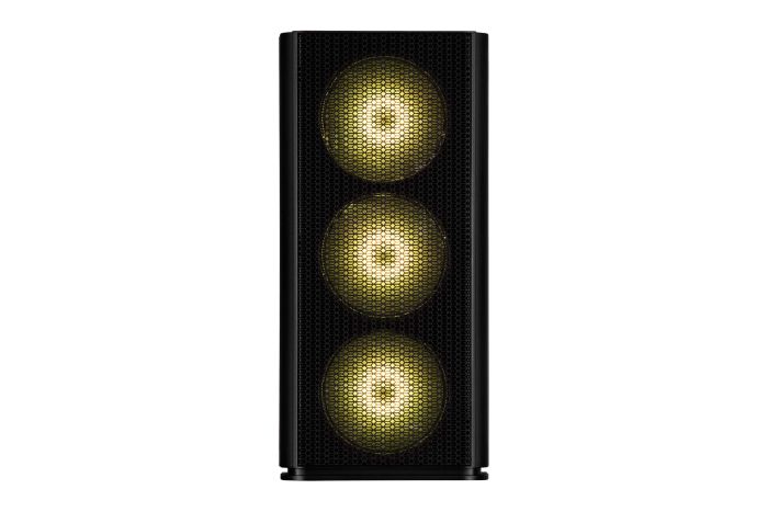 Корпус 2E GAMING Vertex GI01B без БЖ 2xUSB3.0, 1xUSBType-C, 3x140мм ARGB, 1x120мм ARGB, VGA 380мм, LCS ready, контролер з пультом, TG Side Panel, EATX, чорний