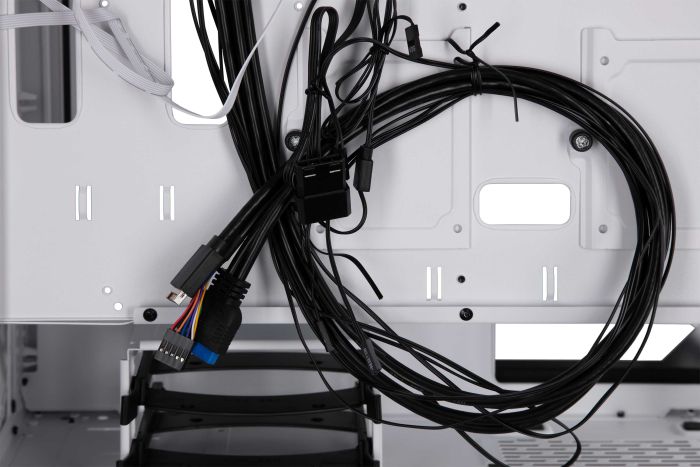 Корпус 2E GAMING Vertex GI01W без БЖ 2xUSB3.0, 1xUSBType-C, 3x140мм ARGB, 1x120мм ARGB, VGA 380мм, LCS ready, контролер з пультом, TG Side Panel, EATX, білий