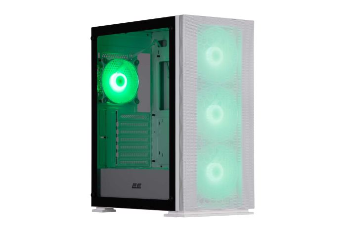 Корпус 2E GAMING Virtus Neo G3301NW без БП 2xUSB3.0, 1xUSB 2.0 3x140мм ARGB, 1x120мм ARGB VGA 340мм LCS ready контроллер с пультом TG Side Panel ATX белый