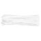 TOPEX Tie clamp, 75pcs, plastic, 4.8x370mm, white
