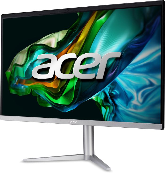 Acer AiO Aspire C24-1300 23.8" FHD, AMD R5-7520U, 16GB, F512GB, UMA, WiFi, kb+m, no OS, black
