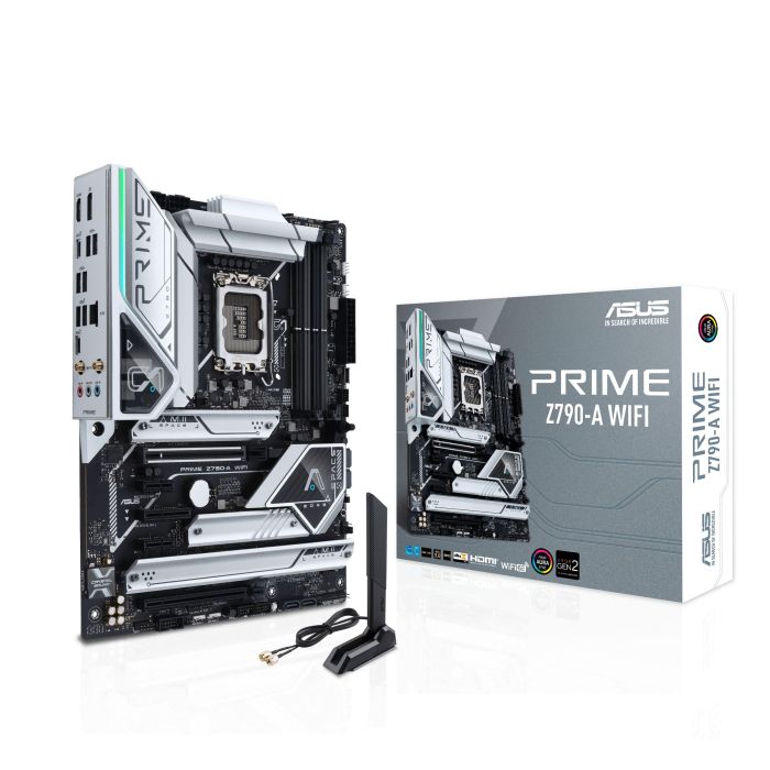 Материнcька плата ASUS PRIME Z790-A WIFI s1700 Z790 4xDDR5 M.2 HDMI DP Wi-Fi BT ATX білий