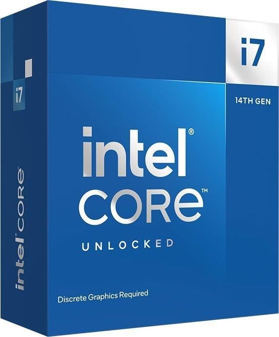 Intel CPU Core i7-14700KF 20C/28T 3.4GHz 33Mb LGA1700 125W w/o graphics Box