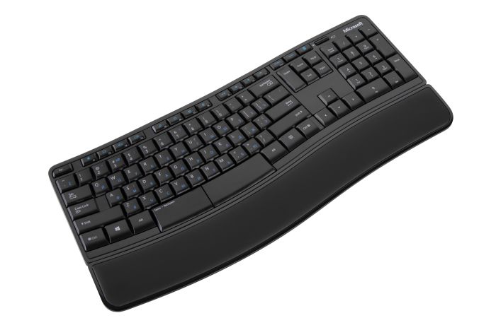 Комплект клавиатура и мышь Microsoft  Comfort Desktop Sculp WL, EN/UK/RU, чёрный
