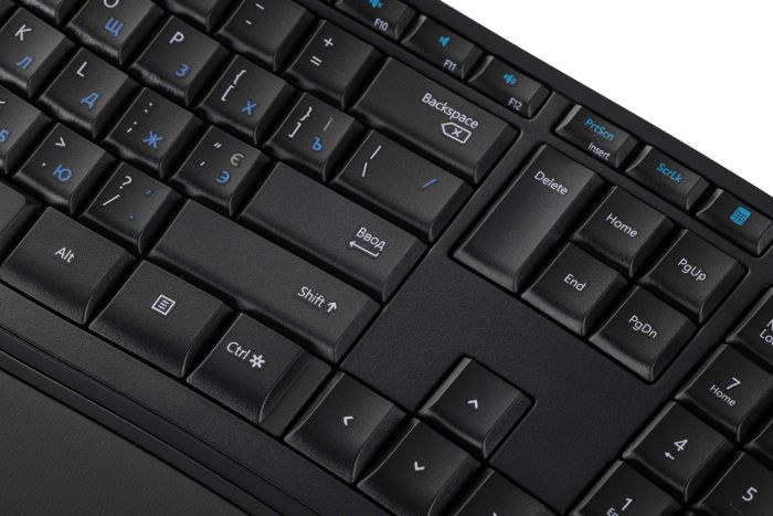 Комплект клавиатура и мышь Microsoft  Comfort Desktop Sculp WL, EN/UK/RU, чёрный