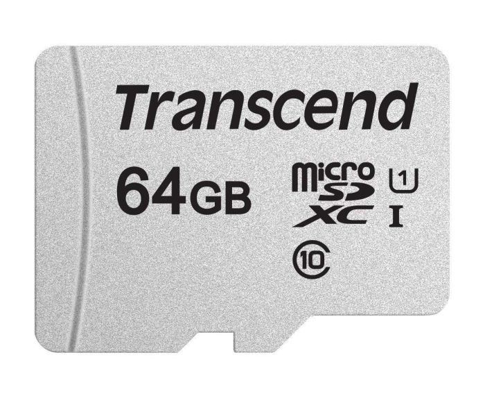 Карта памяти Transcend microSD   64GB C10 UHS-I R100/W20MB/s