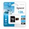 Карта пам'яті Apacer microSD 128GB C10 UHS-I U3 A2 R100/W80MB/s + SD