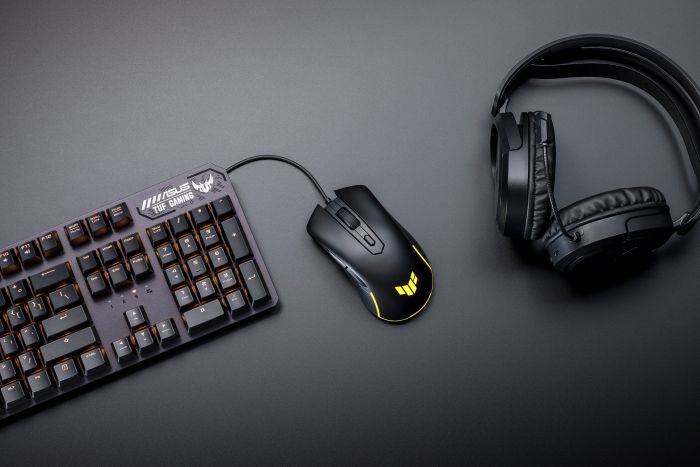 Мышь ASUS TUF M3 GEN II, RGB, USB-A, чёрный