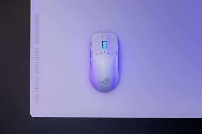 ASUS Mouse ROG Harpe Ace Aim Lab Edition, RGB, USB-A/WL/BT, white