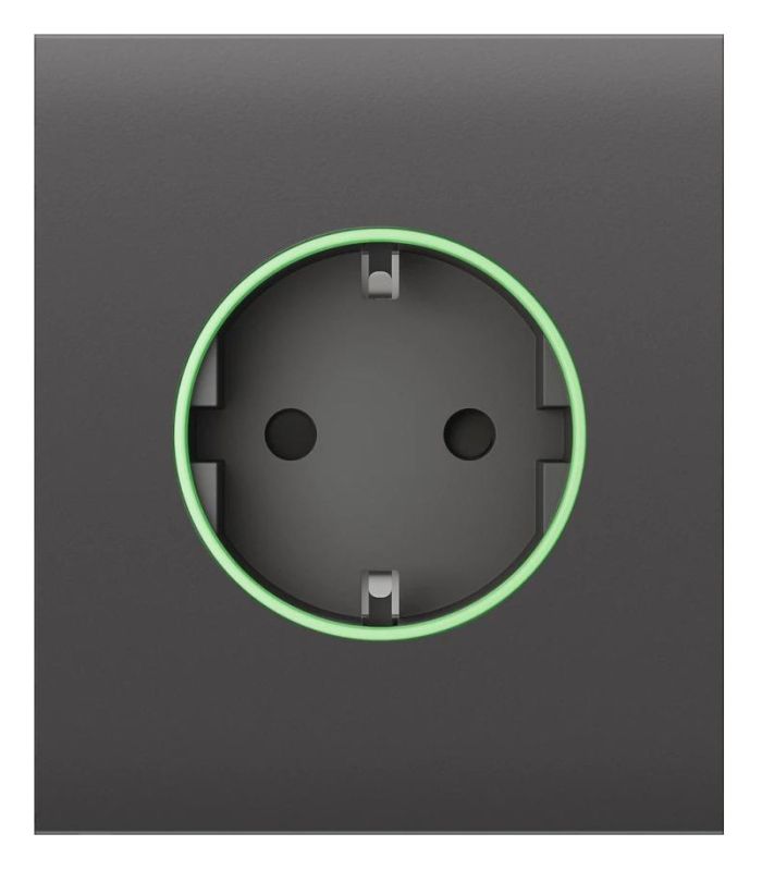 Центральная панель для встраиваемой розетки Ajax CenterCover for Outlet smart, Jeweler, беспроводная, grey