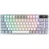 ASUS Keyboard mechanical ROG Azoth 81key, NX Red, USB-A/WL/BT, EN, RGB, white