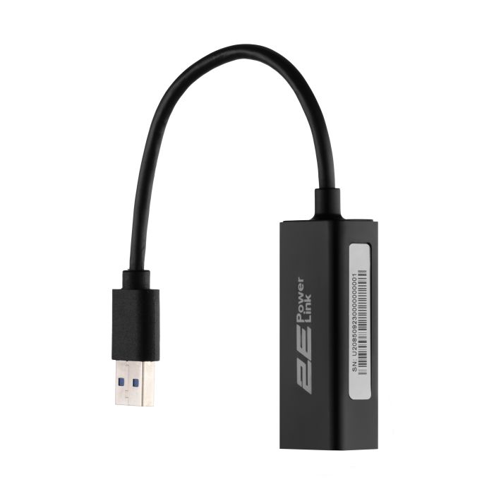 Сетевой адаптер 2E PowerLink U2085 1xGE, USB 3.0