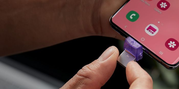 Накопичувач Kingston   64GB USB 3.2 Type-A Gen1 + Type-C DT microDuo 3C R200MB/s