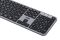 2E Keyboard membrane KS240 110key, WL/BT, EN/UK, grey-black