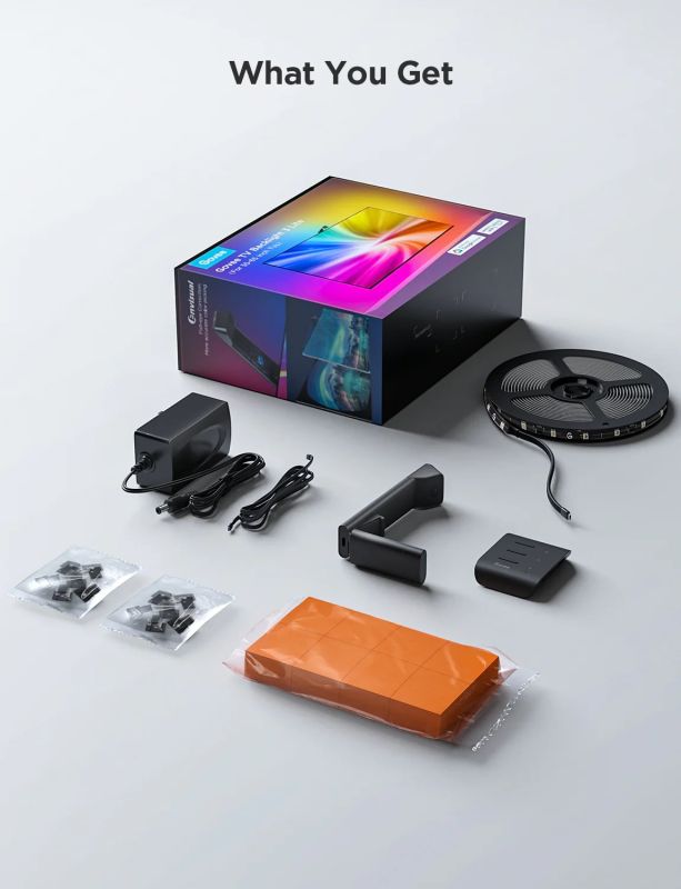 Набор адаптивной подсветки Govee H6099 TV Backlight 3 Lite 55-65' RGB Черный