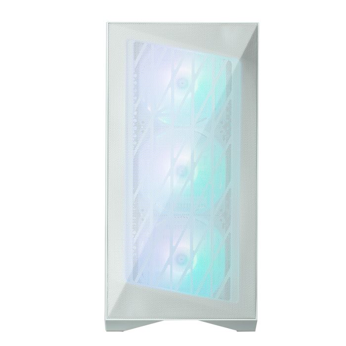 Zalman PC case Z9 Iceberg MS without PSU, 2xUSB3.0, 2xUSB2.0, 1xUSB 3.1 Gen2 Type-C, 4x140mm ARGB, VGA 390mm, LCS ready, TG Side Panel, EATX, white