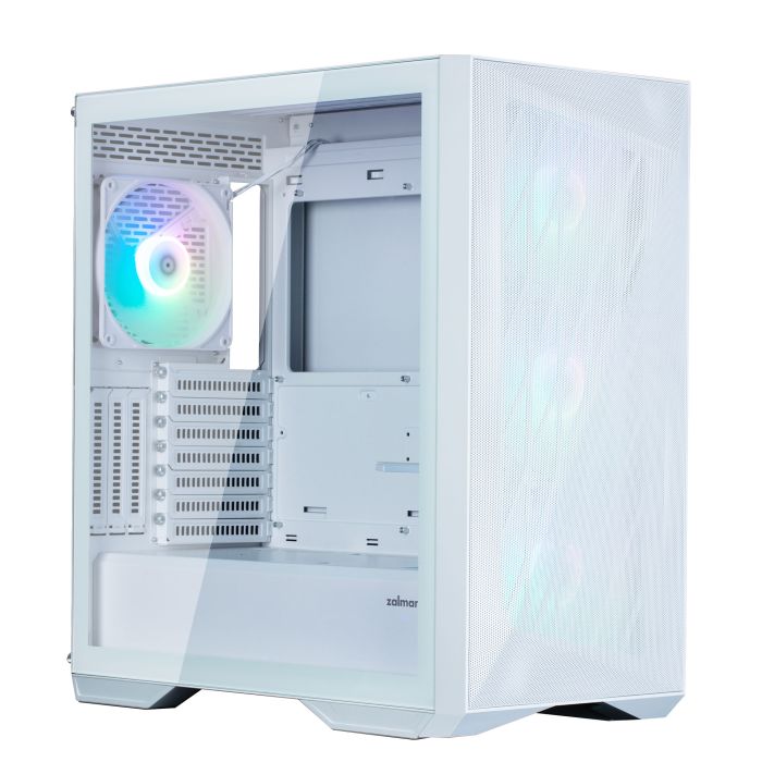 Zalman PC case Z9 Iceberg MS without PSU, 2xUSB3.0, 2xUSB2.0, 1xUSB 3.1 Gen2 Type-C, 4x140mm ARGB, VGA 390mm, LCS ready, TG Side Panel, EATX, white