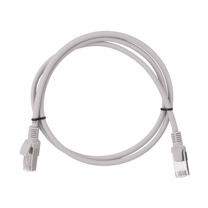 Patch cord  2E Cat 5e,FTP,RJ45, 26AWG ,7/0.16 Cu, 1.00 m, LSZH,Grey