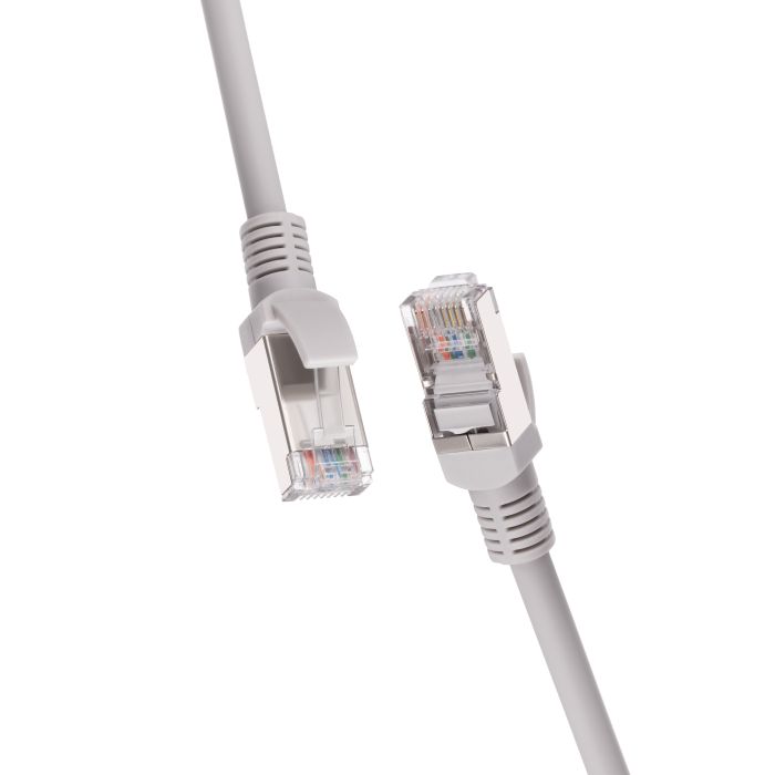 Патч-корд 2E САТ 6, FTP, 2м, 26AWG, RJ45, 7/0.16, Cu, LSZH, серый