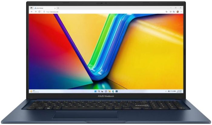 Ноутбук ASUS Vivobook 17 X1704VA-AU159 17.3" FHD IPS, Intel i3-1315U, 8GB, F512GB, UMA, NoOS, Синий