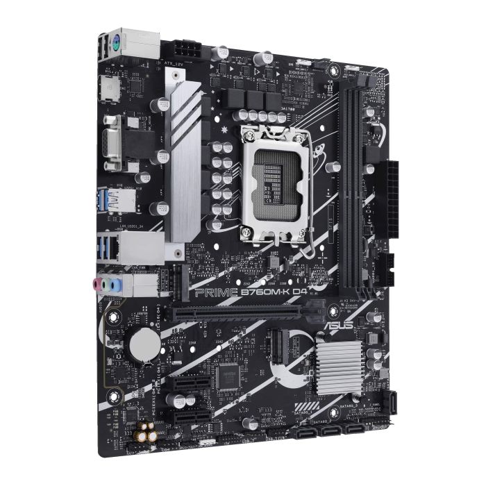 Материнcкая плата ASUS PRIME B760M-K D4 s1700 B760 2xDDR4 M.2 HDMI D-Sub mATX