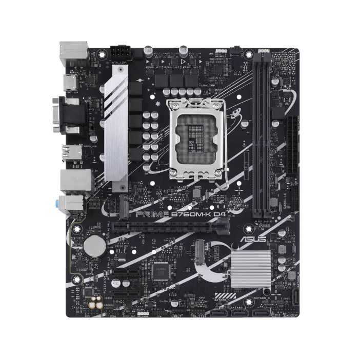 Материнcкая плата ASUS PRIME B760M-K D4 s1700 B760 2xDDR4 M.2 HDMI D-Sub mATX