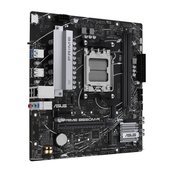Материнcкая плата ASUS PRIME B650M-R sAM5 B650 2xDDR5 M.2 HDMI mATX