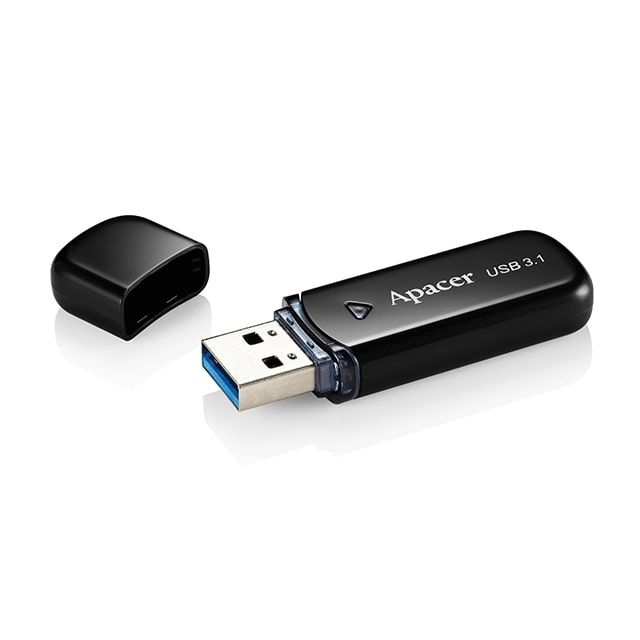 Накопитель Apacer 128GB USB 3.2 Type-A AH355 Чёрный